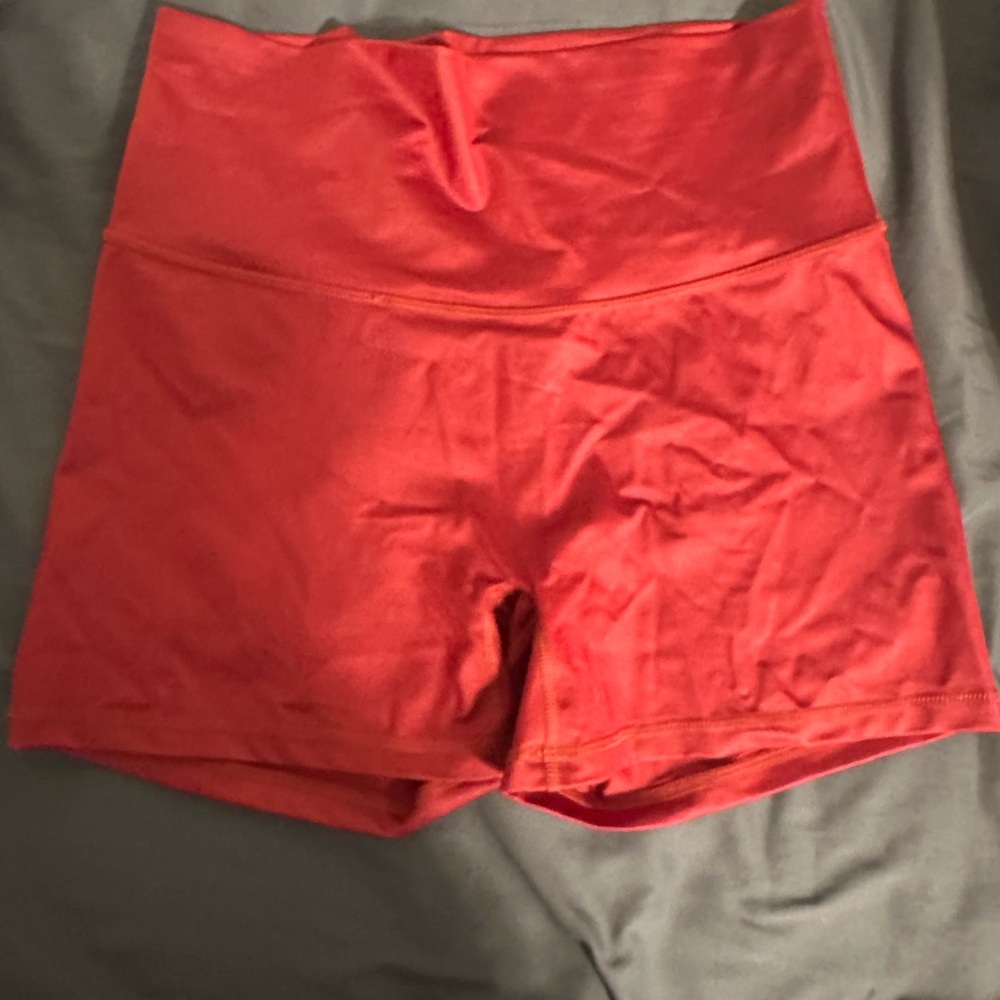 Aerie High-Waisted Red Shorts